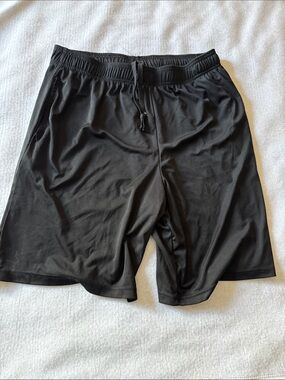 Pro Player Black Athletic Drawstring Shorts